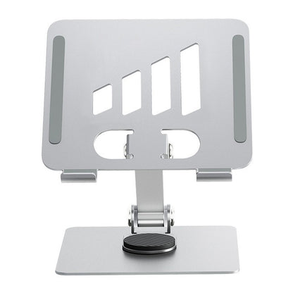 C4 Rotatable Aluminum Alloy Tablet Stand Desktop Folding Mini PC Holder for 6-14 Devices