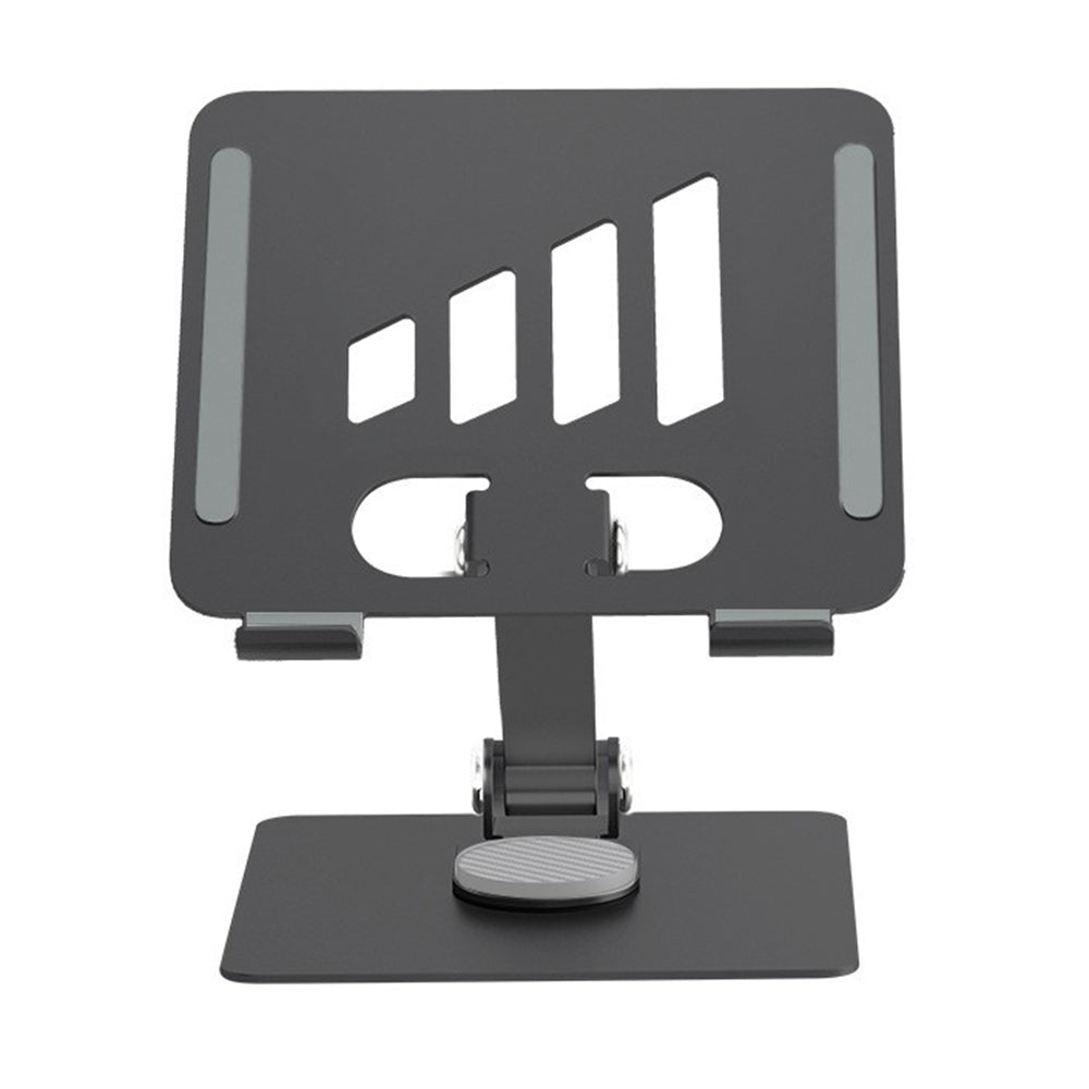 C4 Rotatable Aluminum Alloy Tablet Stand Desktop Folding Mini PC Holder for 6-14 Devices