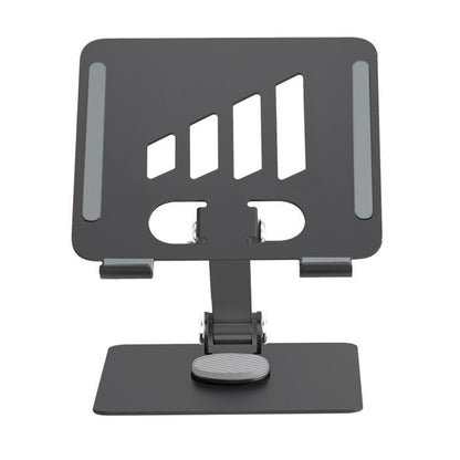 C4 Rotatable Aluminum Alloy Tablet Stand Desktop Folding Mini PC Holder for 6-14 Devices