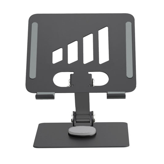 C4 Rotatable Aluminum Alloy Tablet Stand Desktop Folding Mini PC Holder for 6-14 Devices