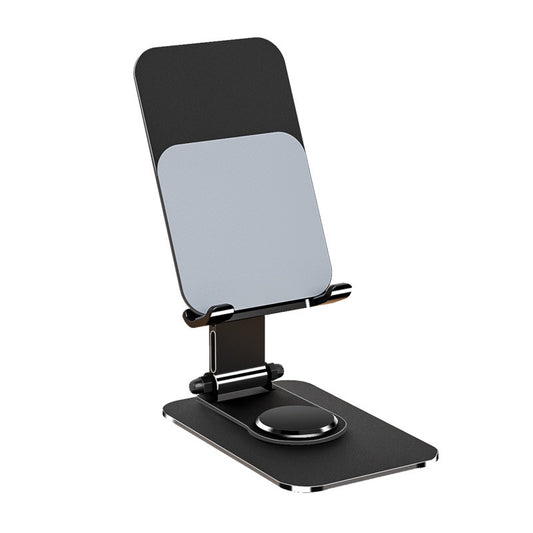Q10 Desktop Folding Phone Stand Aluminum Alloy Ultra-Thin Rotating Cell Phone Holder