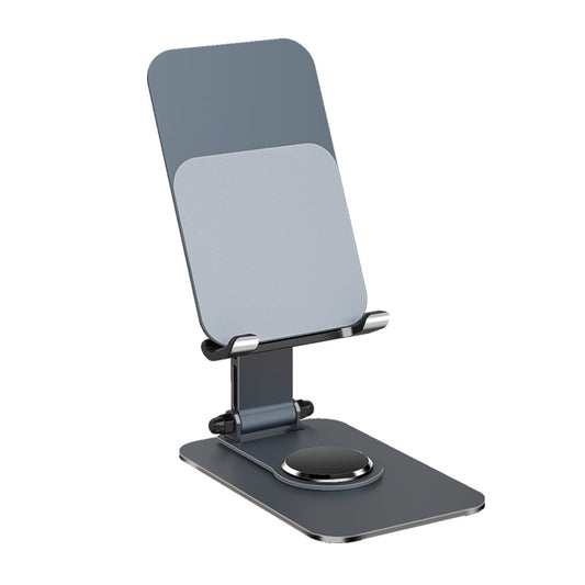 Q10 Desktop Folding Phone Stand Aluminum Alloy Ultra-Thin Rotating Cell Phone Holder