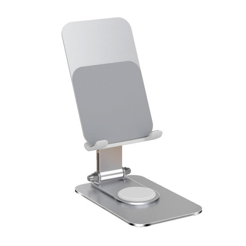 Q10 Desktop Folding Phone Stand Aluminum Alloy Ultra-Thin Rotating Cell Phone Holder