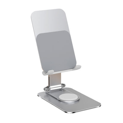 Q10 Desktop Folding Phone Stand Aluminum Alloy Ultra-Thin Rotating Cell Phone Holder
