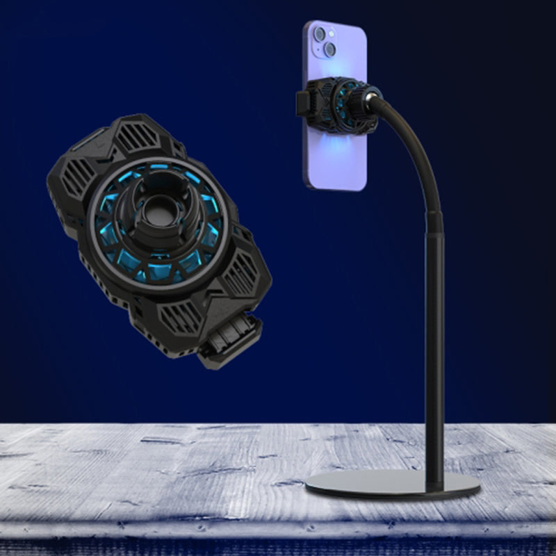 S98 Semiconductor Cooling Fan Phone Cooler Mobile Phone Radiator with Phone Holder Stand Mount