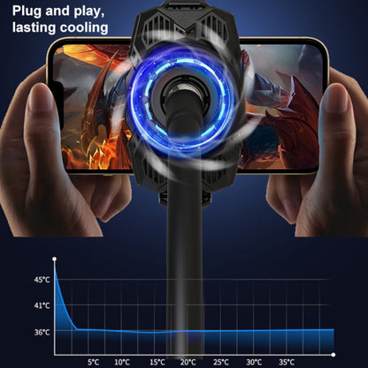 S98 Semiconductor Cooling Fan Phone Cooler Mobile Phone Radiator with Phone Holder Stand Mount