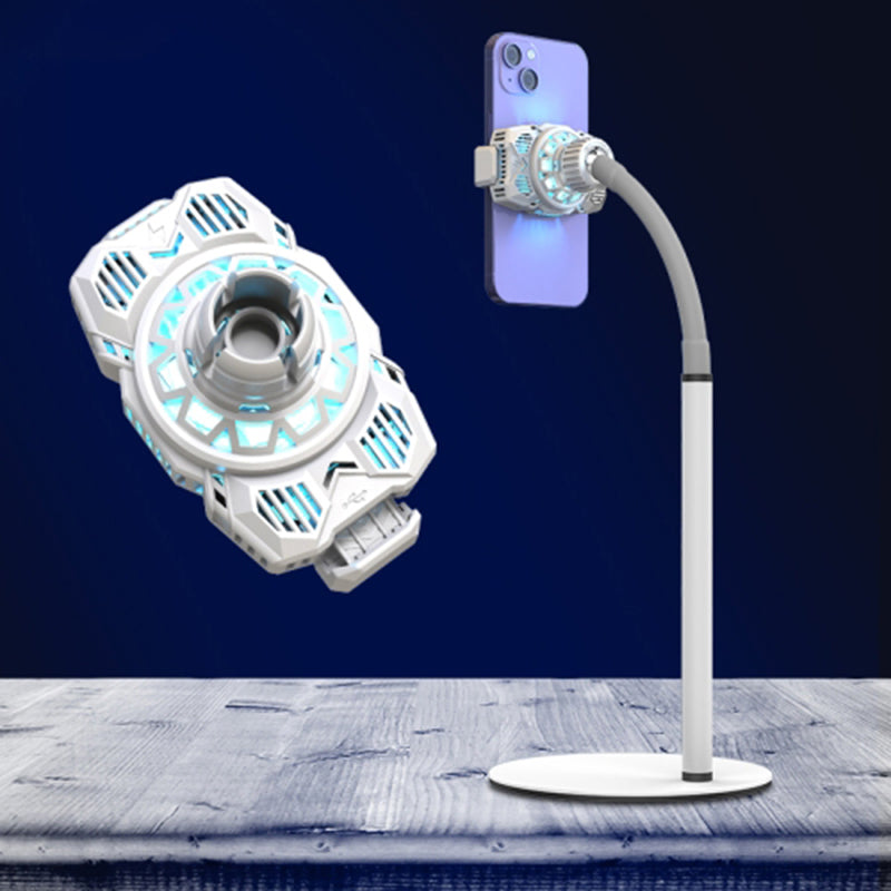 S98 Semiconductor Cooling Fan Phone Cooler Mobile Phone Radiator with Phone Holder Stand Mount