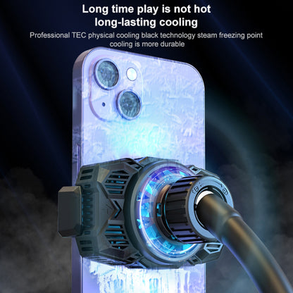 S98 Semiconductor Cooling Fan Phone Cooler Mobile Phone Radiator with Phone Holder Stand Mount