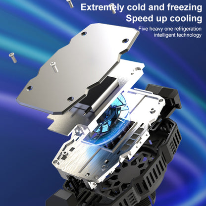S98 Semiconductor Cooling Fan Phone Cooler Mobile Phone Radiator with Phone Holder Stand Mount