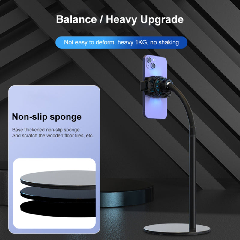 S98 Semiconductor Cooling Fan Phone Cooler Mobile Phone Radiator with Phone Holder Stand Mount