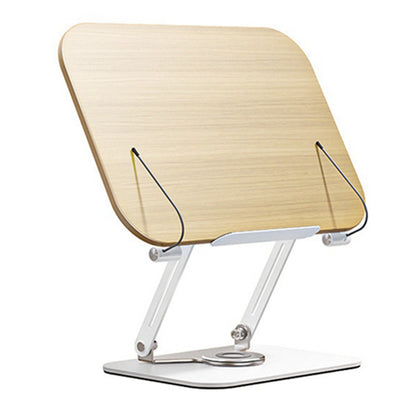 BONERUY R17 Metal Book Reading Stand Foldable Double Rod Support Book Holder for Books Laptop Tablet Textbook