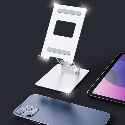 R-JUST SJ33 Foldable Cell Phone Stand Universal 9.7'' Aluminum Alloy Mobile Phone Holder Cradle Dock