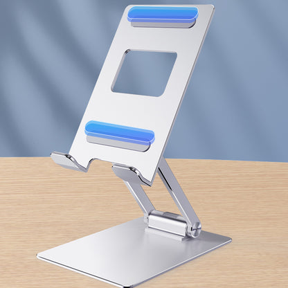 R-JUST SJ33 Foldable Cell Phone Stand Universal 9.7'' Aluminum Alloy Mobile Phone Holder Cradle Dock