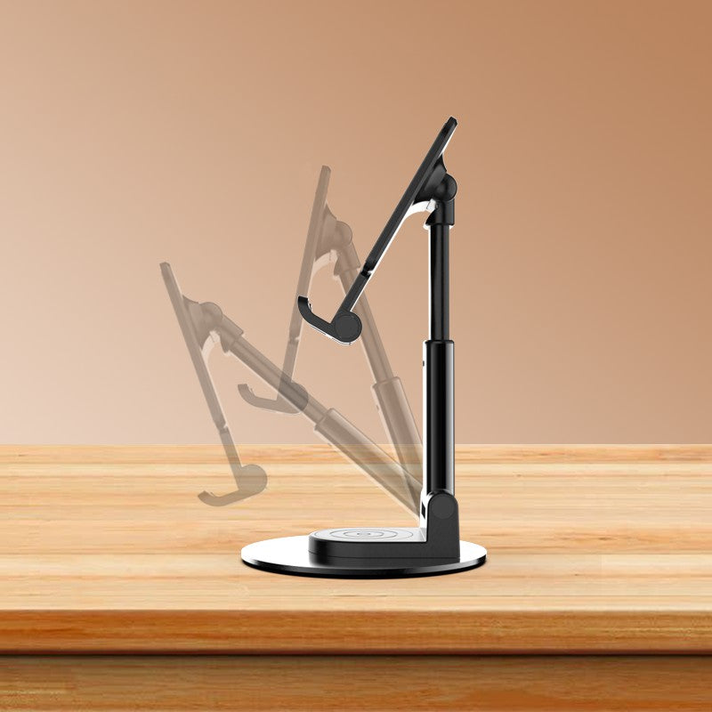 CCT21 Universal 360-degree Foldable Cell Phone Stand Silicone+ABS Desktop Tablet Phone Holder for Watching Videos, Playing Game