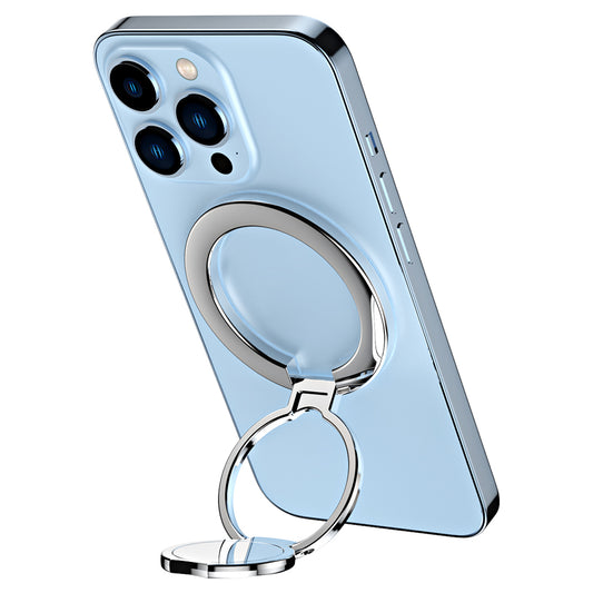 Magnetic Phone Ring Holder Kickstand Magnetic Car Mount Zinc Alloy Adjustable Foldable Phone Stand