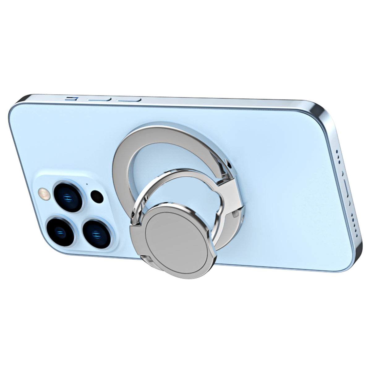 Magnetic Phone Ring Holder Kickstand Magnetic Car Mount Zinc Alloy Adjustable Foldable Phone Stand