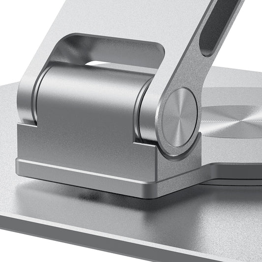 P022 Portable Desktop Tablet Stand Aluminum Alloy Tablet Computer Bracket Rotating Folding Phone Holder