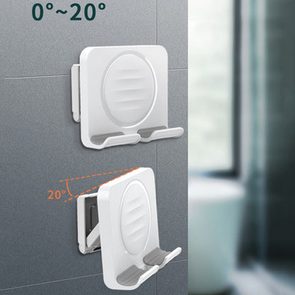 B86 Multi-Functional Rotating Wall-Mount Cell Phone Holder Desktop ABS+Silicone Tablet Stand