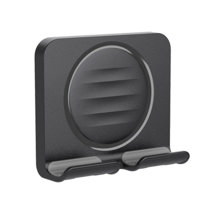 B86 Multi-Functional Rotating Wall-Mount Cell Phone Holder Desktop ABS+Silicone Tablet Stand