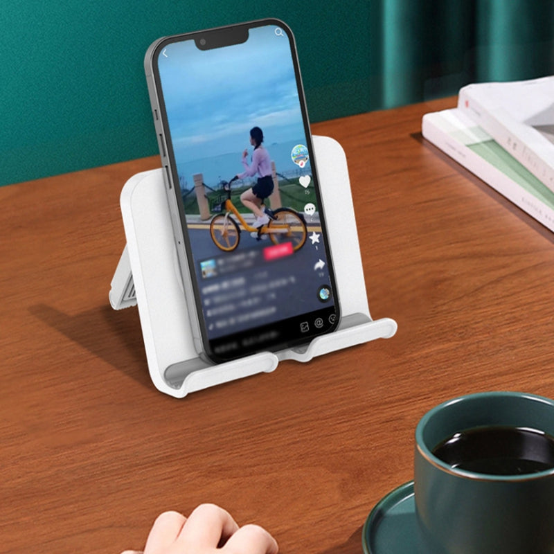 B86 Multi-Functional Rotating Wall-Mount Cell Phone Holder Desktop ABS+Silicone Tablet Stand