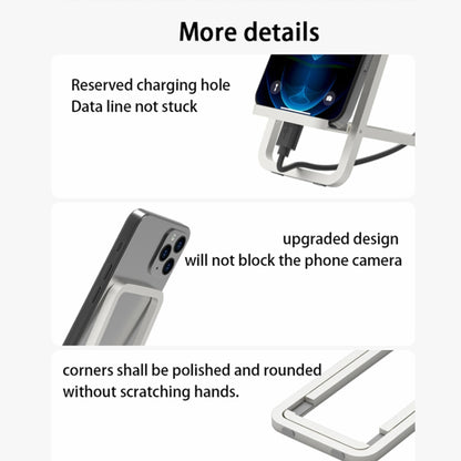 Cell Phone Stand Foldable Aluminum Alloy Adjustable Holder Phone Holder for Desk