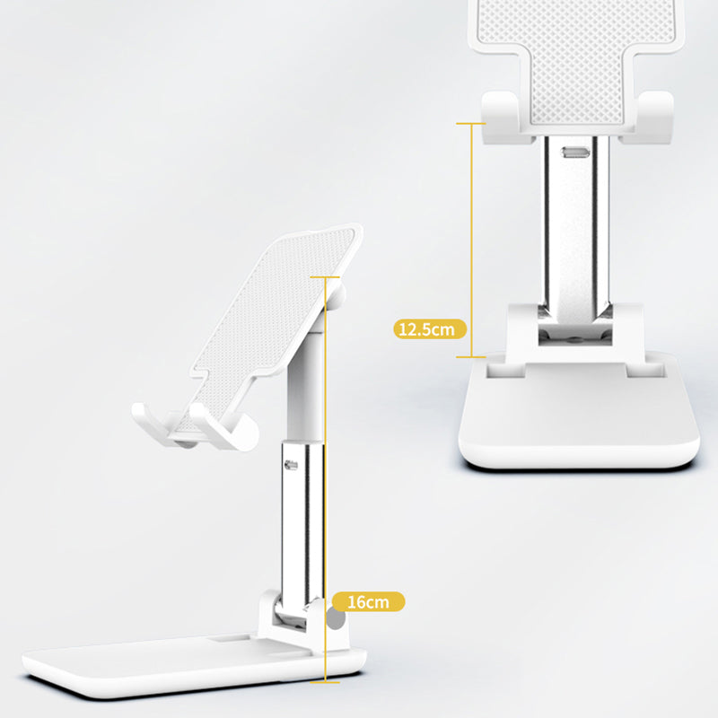 CCT18 Foldable Phone Stand for Desk Height Adjustable ABS Phone Holder Portable Cellphone Cradle