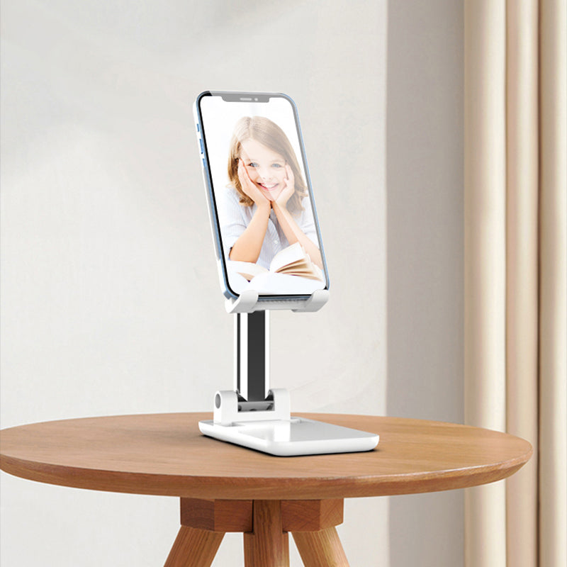 CCT18 Foldable Phone Stand for Desk Height Adjustable ABS Phone Holder Portable Cellphone Cradle