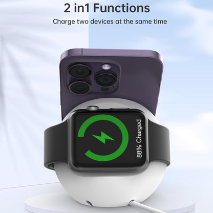 CHOETECH H050 Silicone Phone Charger Stand Compatible with iPhone 14 / 13 / 12 Series, iWatch Charger Holder