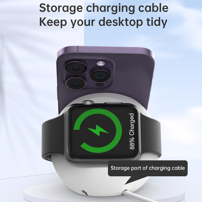CHOETECH H050 Silicone Phone Charger Stand Compatible with iPhone 14 / 13 / 12 Series, iWatch Charger Holder
