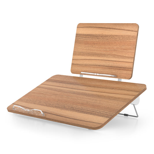 BG-5LW Desktop Laptop Stand Folding Book Holder Portable Reading Stand for Home, Dormitory