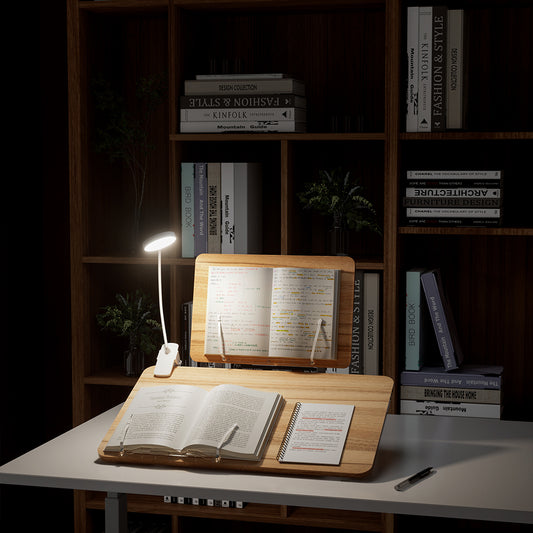 BG-5LW Desktop Laptop Stand Folding Book Holder Portable Reading Stand for Home, Dormitory