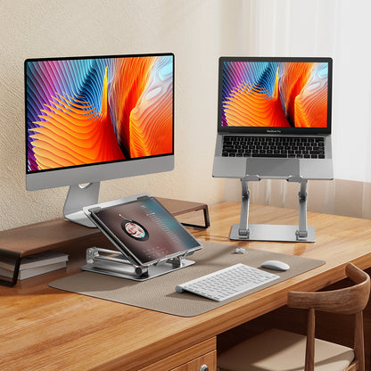 AP-2DH Folding Portable Desktop Laptop Holder Multi-Angle Adjustable Aluminum Alloy Notebook Stand