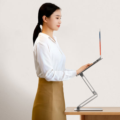 AP-2DH Folding Portable Desktop Laptop Holder Multi-Angle Adjustable Aluminum Alloy Notebook Stand