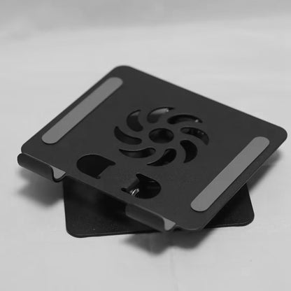 Metal Adjustable Desk Phone Stand Foldable Rotary Tablet Mount Stand for 6-14 inch Phone Tablet