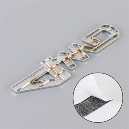 Aluminum Alloy Car Badge Sticker 4WD Letter Decal Universal Car Exterior Sticker