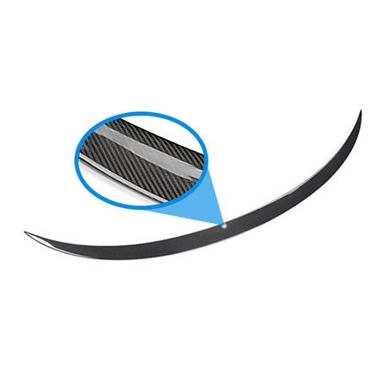 Car Rear Wing Free-Punching Car Spoiler Wing Decorative Strip Spoiler for 21-22 Model Y