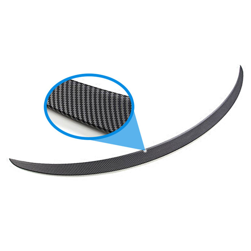 Car Spoiler Wing Decorative Strip Spoiler Non-Punching Car Rear Wing for Tesla Model 3 (17-22)