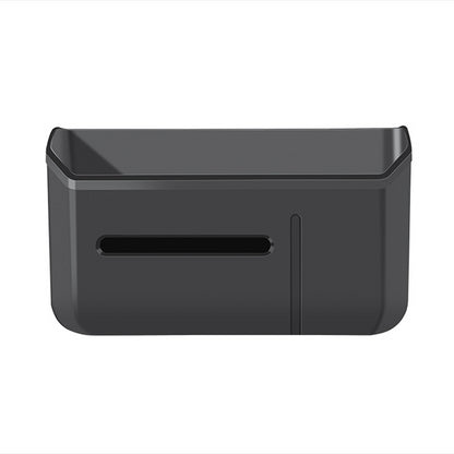 TSL261 Car Front Backrest Storage Box for Tesla Model Y / Model 3 17-22 TPE Under-seat Organizer Case