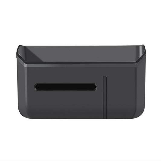 TSL261 Car Front Backrest Storage Box for Tesla Model Y / Model 3 17-22 TPE Under-seat Organizer Case