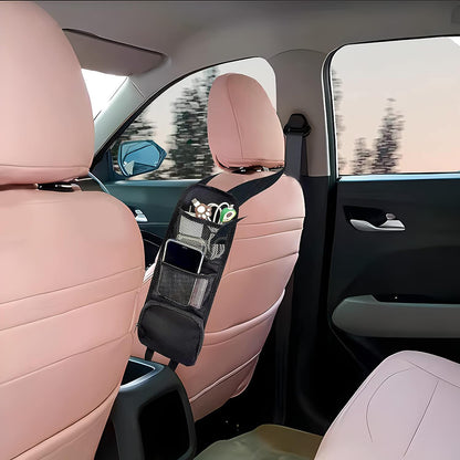 600D Oxford Cloth Mesh Hanging Bag Car Seat Side Organizer Multi-Pocket Automobile Seat Storage Pouch for Truck