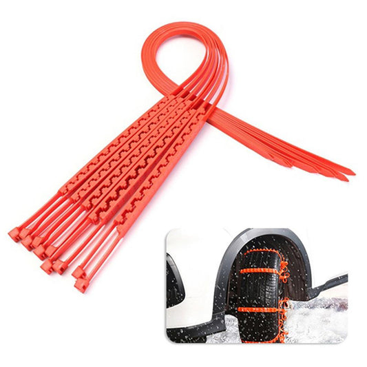 10Pcs Outdoor Car Winter Tire Wheels Chains Snow Wheel Tyre Cable Belt Car Winter Tires Snow Chain