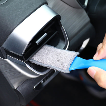 Car Air Conditioning Outlet Dust Removal Brush Multifunctional Double-head Auto Interior Cleaning Tool