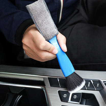 Car Air Conditioning Outlet Dust Removal Brush Multifunctional Double-head Auto Interior Cleaning Tool