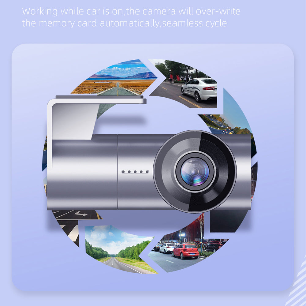 ANYTEK Q1 Dash Cam Car DVR HD 1080P Mini Parking Monitor WiFi Connect Driving Camera Recorder