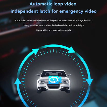 G30 2.4-inch Car DVR Parking Monitoring Night Vision Dash Cam Front Rear Dual Camera Driving Recorder