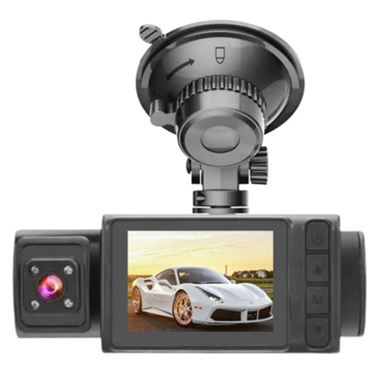 G12 1080P DVR Dash Camera Front / Inside / Rear Camera 2 Inch Screen Night Vision Driving Recorder