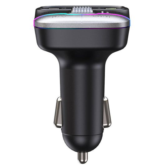 GZ01 Bluetooth 5.3 Hands-free Call U-disk MP3 Music Player Type-C + Dual USB Car Charger