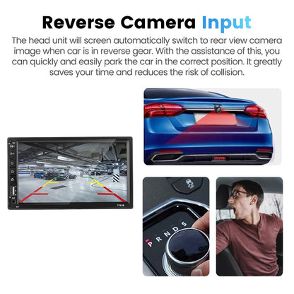 7701B-1 7-inch MP5 Carplayer with Steering Wheel Controller Center Console Video Recorder