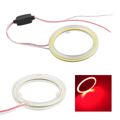 2Pcs / Set 100mm Car Angel Eye Ring Fog Lights COB LED Headlights with PC Cover