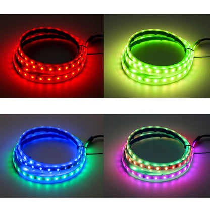 JG02 180cm Car LED Hood Light Strip Phantom Exterior Waterproof Dynamic Daytime Running Light Strip for Cars Suvs Trucks